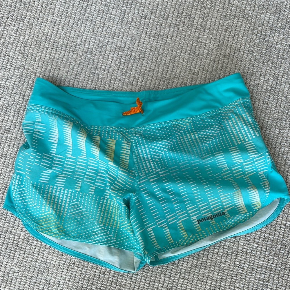 Patagonia Women's Teal Running Shorts